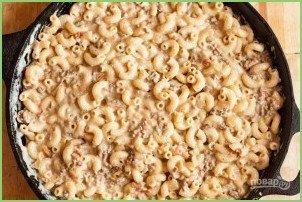 Запеканка из макарон с сыром и фаршем - фото шаг 7