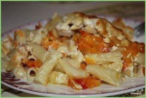 Запеканка с макаронами и курицей в духовке - фото шаг 5