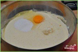 Дрожжевые оладьи с яблоками - фото шаг 3