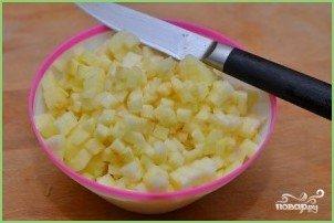 Дрожжевые оладьи с яблоками - фото шаг 5