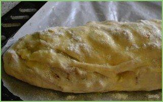 Яблочный штрудель из бездрожжевого теста - фото шаг 10