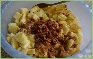 Яблочный штрудель из бездрожжевого теста - фото шаг 4