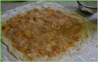 Яблочный штрудель из бездрожжевого теста - фото шаг 7