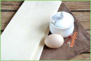 Язычки из готового слоеного теста - фото шаг 1