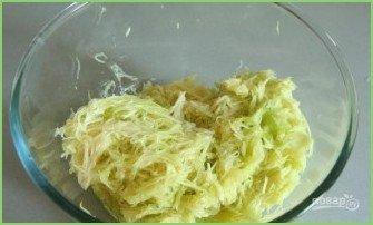 Кабачковые оладьи сладкие - фото шаг 2