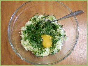 Капустные оладьи с манкой - фото шаг 8