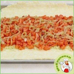 Кулебяка с семгой - фото шаг 17