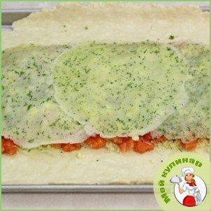 Кулебяка с семгой - фото шаг 19