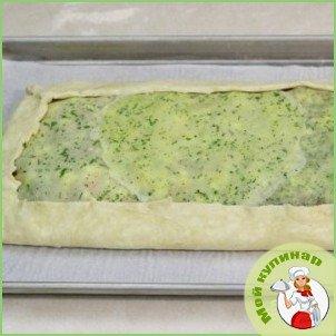 Кулебяка с семгой - фото шаг 20