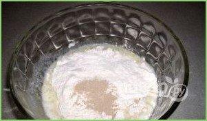 Ленивые беляши на дрожжах - фото шаг 1