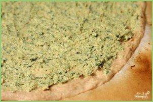 Пицца с ветчиной, козьим сыром и помидорами - фото шаг 2