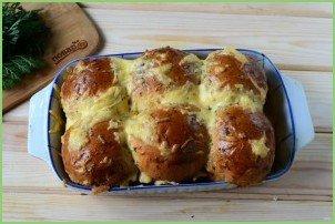 Пицца в мягких булочках - фото шаг 9