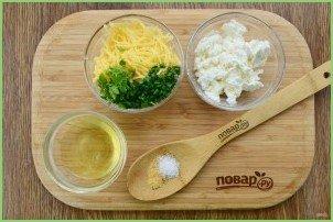 Пирожки с сыром и зеленью 