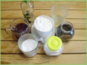 Постная коврижка с вареньем - фото шаг 1