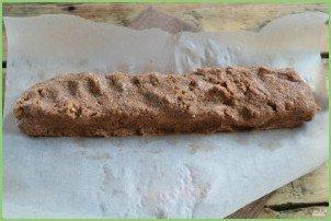 Шоколадная колбаска из печенья - фото шаг 5