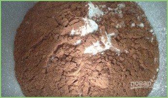 Шоколадное печенье с арахисовым центром - фото шаг 1