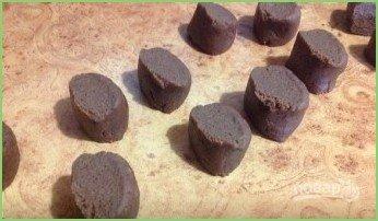 Шоколадное печенье с арахисовым центром - фото шаг 6