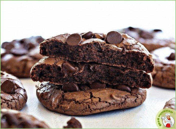 Шоколадное печенье с эспрессо - фото шаг 1