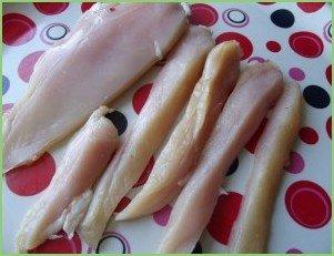 Слойки с курицей - фото шаг 1