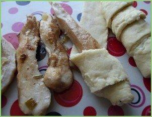 Слойки с курицей - фото шаг 4