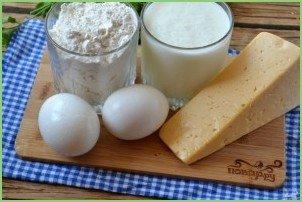 Сырные лепешки на кефире - фото шаг 1