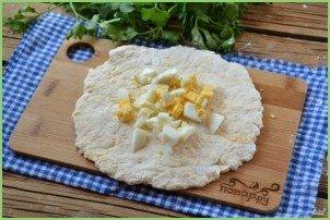 Сырные лепешки на кефире - фото шаг 5