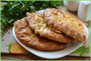 Сырные лепешки на кефире - фото шаг 7