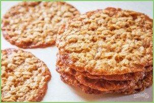 Тонкое овсяное печенье - фото шаг 7