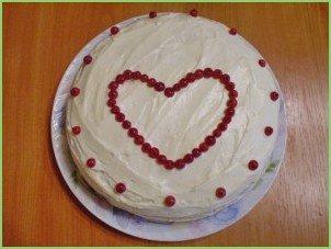 Торт на день рождения мамы - фото шаг 14