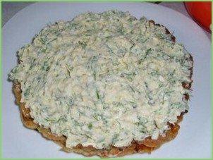 Закусочный пирог с консервой - фото шаг 3