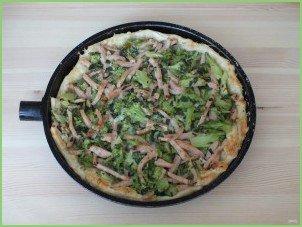 Заливной пирог с брокколи - фото шаг 7