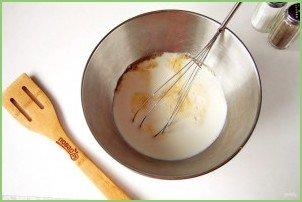 Заливной пирог с курицей и грибами - фото шаг 7