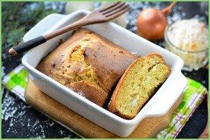 Заливной пирог с квашеной капустой - фото шаг 12