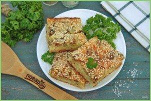 Заливной пирог с рыбой и картошкой - фото шаг 11