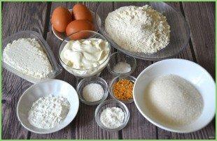 Заливной пирог с творогом - фото шаг 1