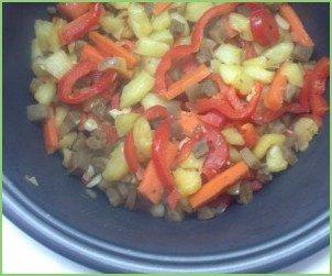 Запеканка из овощей в мультиварке - фото шаг 6