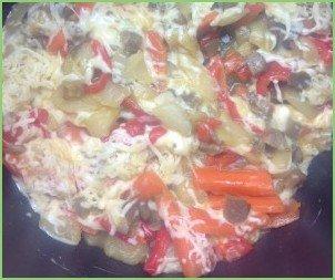 Запеканка из овощей в мультиварке - фото шаг 9