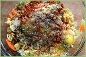 Запеканка-кугель из овощей с индейкой - фото шаг 3