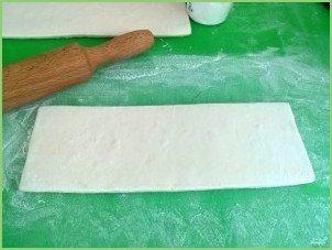 Бантики из слоеного бездрожжевого теста - фото шаг 1