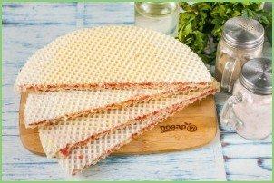 Чебуреки из вафельных коржей - фото шаг 5