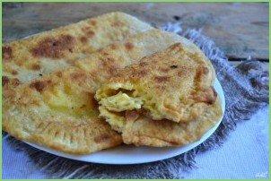 Чебуреки с сыром - фото шаг 8