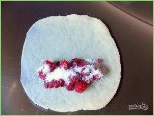 Хрустящие трубочки с малиной - фото шаг 5