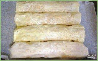 Яблочный штрудель из теста фило - фото шаг 4