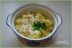 Картофельные оладьи в духовке - фото шаг 9