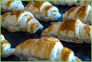 Круассаны с начинкой - фото шаг 6