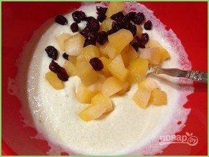 Манник с тыквой на кефире - фото шаг 3