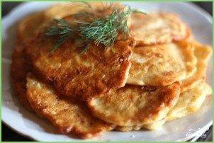 Оладьи из огурцов - фото шаг 4