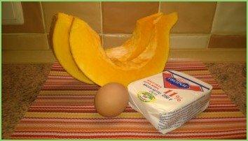 Оладьи с тыквой и творогом - фото шаг 1