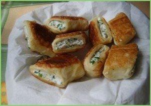 Пирожки с творогом за 5 минут - фото шаг 5