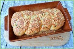 Плетеная пицца с начинкой - фото шаг 7